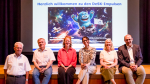 Gruppenbild bei den Backnanger Raumfahrttagen.