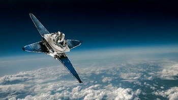 Satellit in der Erdumlaufbahn
