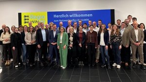 Gruppenbild beim RegioWIN-Netzwerktreffen in Pforzheim.