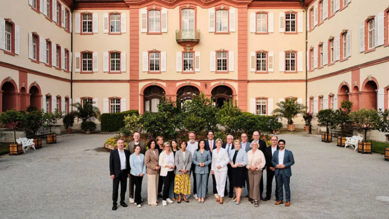 Gruppenbild auf der Wirtschaftsministerkonferenz in Baden-Württemberg