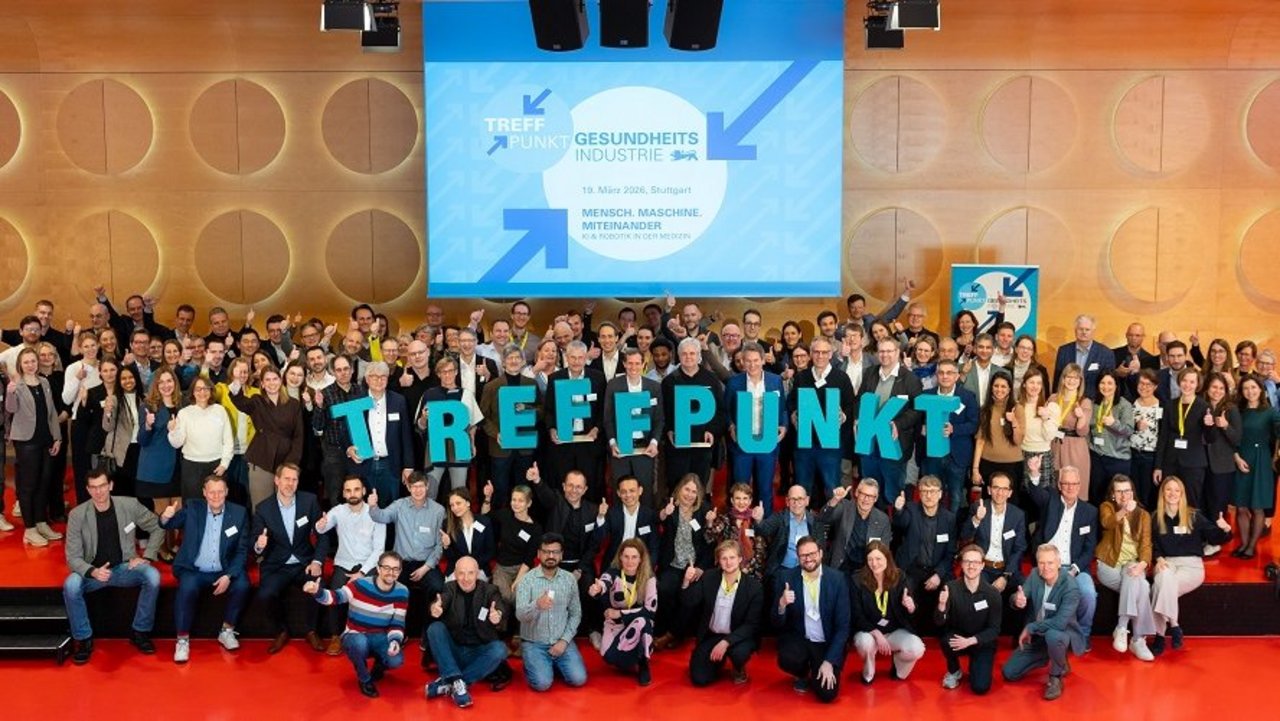 Gruppenbild beim TREFFpunkt Gesundheitsindustrie 2026