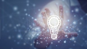 Glühbirne: Kreative neue Idee: Innovation, Ideensammlung, Lösungskonzepte